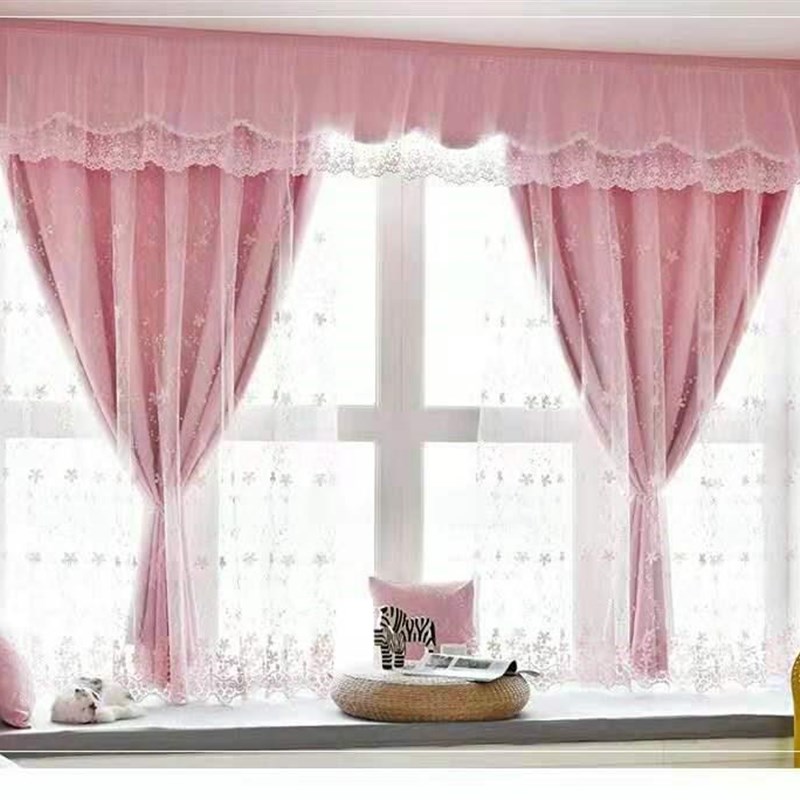 极速定制遮光窗帘帘头窗幔魔术z贴帘头装饰挡风挡光卧室飘窗窗帘 - 图1