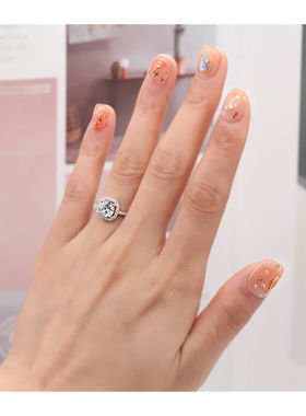 极速结婚戒指仿真一对仪式感婚礼婚庆道具L假戒指对戒男女钻石婚