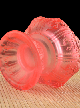 极速七彩水琉璃酥油灯灯座供灯座供佛灯I莲花座酥油灯座家用长明