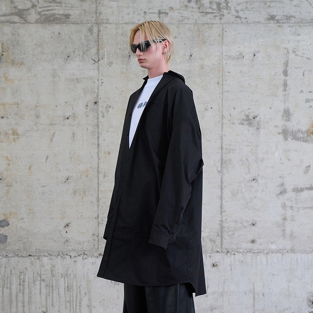 AKTK Dress 2024 Autumn New Product Oversized Loose Lazy Dress Large Size Shirt Skirt