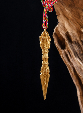 极速黄铜尼泊尔三面普巴金刚v降魔杵金刚橛吊坠配饰男女情侣装饰8