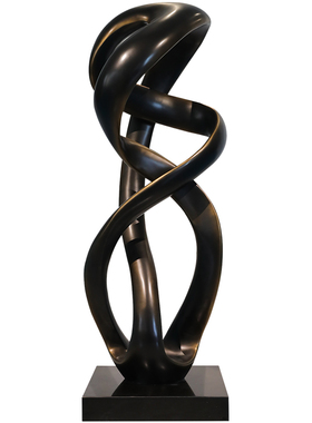 极速酒店大堂现代抽象玻r璃钢大型雕塑售楼部大厅过道玄关落地摆