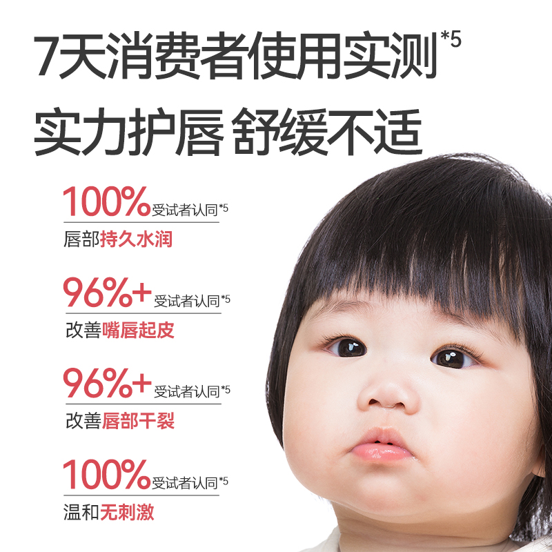 郁美净儿童润唇膏女保湿滋润婴儿宝宝舒缓补水官方旗舰店正品