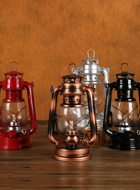 速发80年代感复仿怀旧煤油灯农件摆村老式物件古古马灯装饰品道具