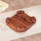 Whole wood round vase bonsai fish tank Buddha statue base