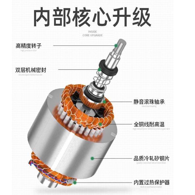 新品潜水泵220V水泵家用抽水泵高扬程农用灌溉抽粪泥浆污水泵排污 - 图0