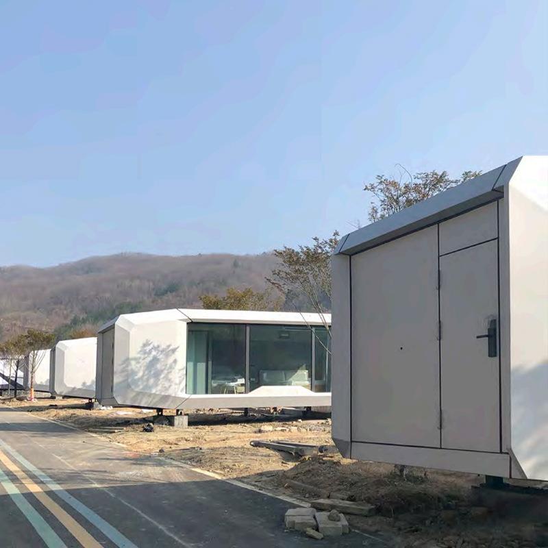 民宿露营房旅游景点户外苹果仓移动酒店玻璃阳光房景区太空舱民宿 - 图0