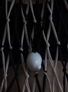 天然小海螺串珠小众设计项链