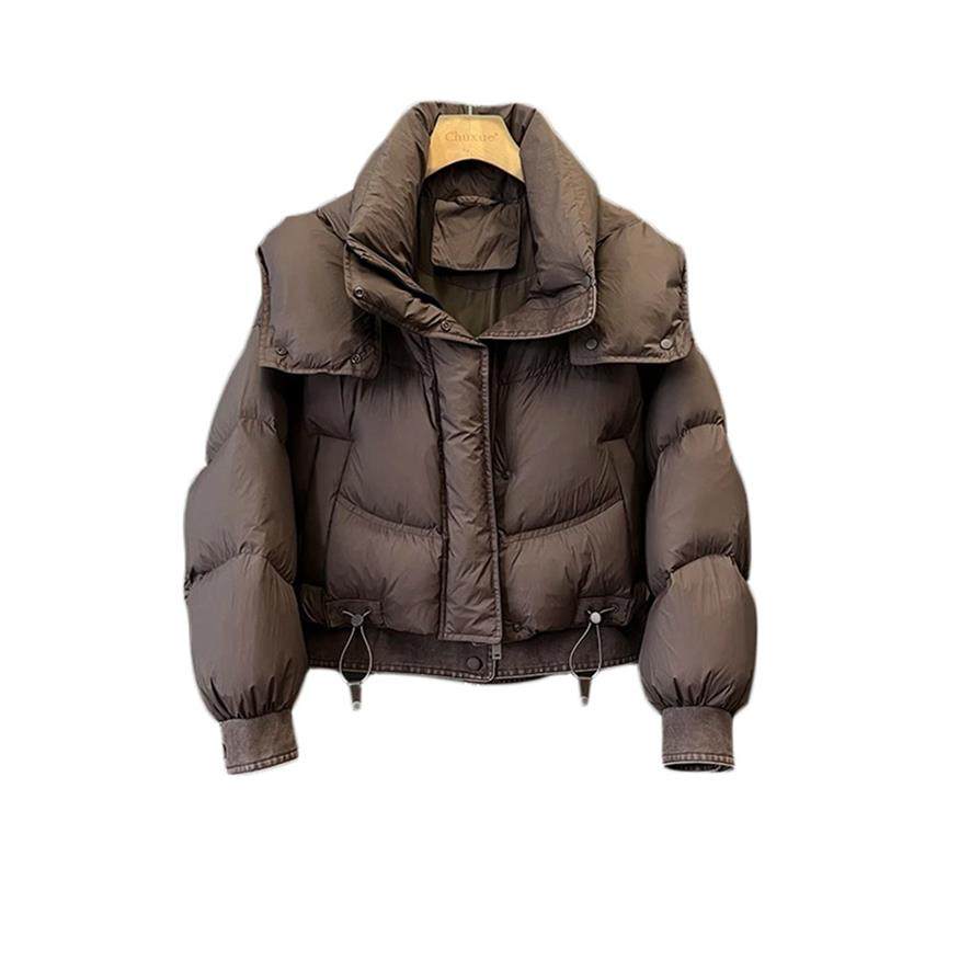 小个子时尚连帽短款棉服外套女冬季2025新款巨好看洋气宽松面包服,淘宝优惠券,粉丝福利购,淘宝优惠卷