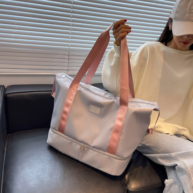 Large-capacity travel bag for women, portable, trolley ready for childbirth