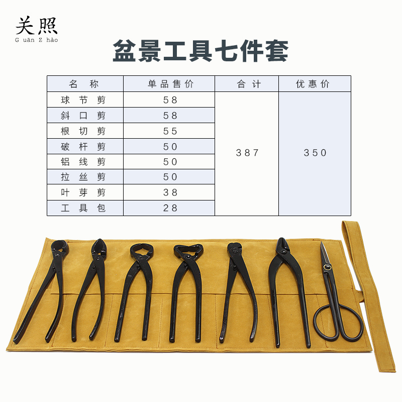 盆景球节剪球钳盆栽树瘤树节修剪钳专业园艺花艺制作造型养护工具 - 图1