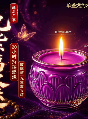 九紫离火运蜡烛【招财+顺遂】