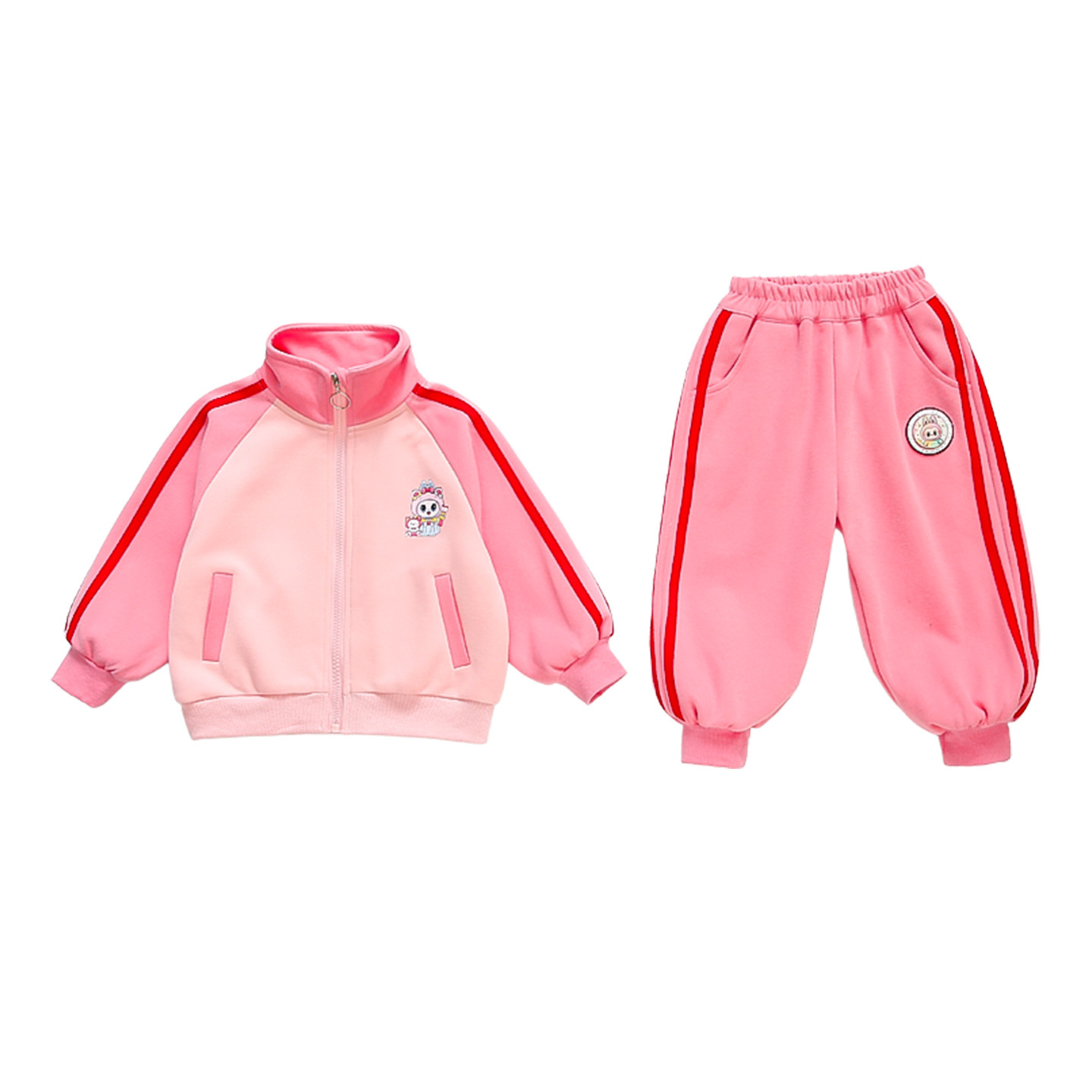 女童外套2026新款春秋季套装拉布布labubu棒球服秋装女孩儿童衣服,淘宝优惠券,粉丝福利购,淘宝优惠卷