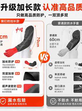 防玻璃纤维手套石棉作业防痒加长