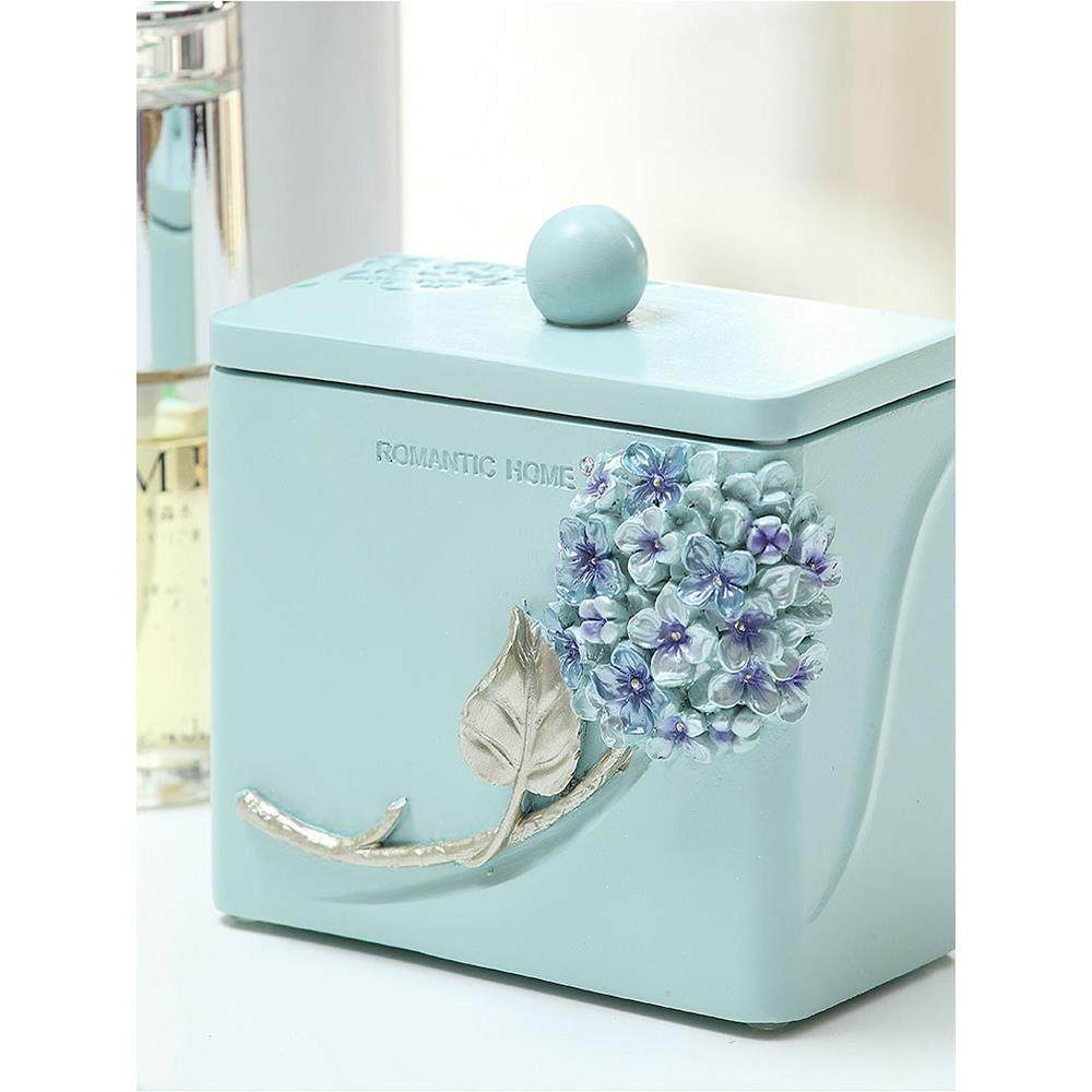 欧式田园牙签盒时尚便携牙签筒棉签盒木质可爱牙签罐家居用品包邮,淘宝优惠券,粉丝福利购,淘宝优惠卷