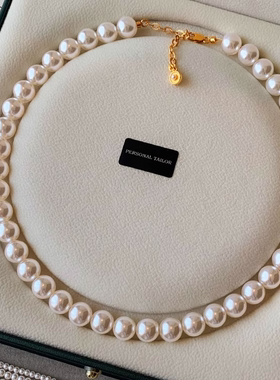 小米珠珍珠项链女款2025新款爆款
