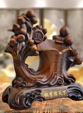 工厂直销树脂工艺品桃李满天下笔筒学生教师桌面开业礼品