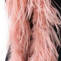 Feather Wool Strips Ostrich Hair Hat Sub Accessories Material Performance Gown Floss Strips Down Raw Material Scarves