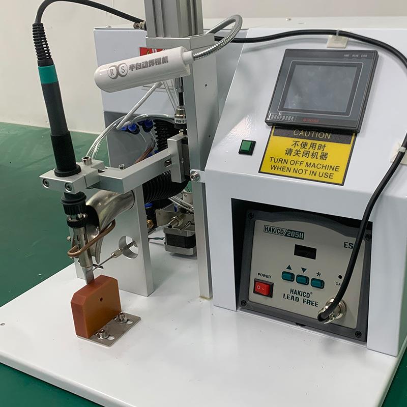 电源数据线半自动点焊机自动出锡pcb扳焊线机电子线材焊接机 - 图0