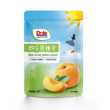 DOLE都乐苹果肉肉黄桃草莓红杏果香蕉片香蕉卷任选果脯蜜饯实付30元到手包邮