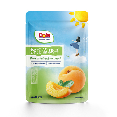 DOLE都乐苹果肉肉黄桃草莓红杏果香蕉片香蕉卷任选果脯蜜饯