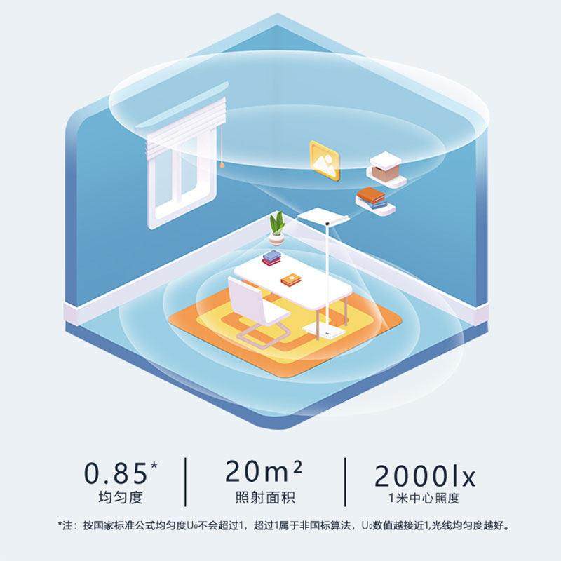 清大光德立式护眼灯儿童学习专用阅读漫反射全光谱落地钢琴大路灯,淘宝优惠券,粉丝福利购,淘宝优惠卷