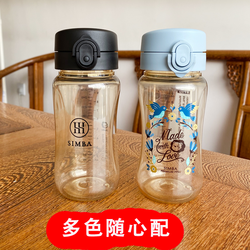 小狮王辛巴宝宝即饮盖多功能奶瓶盖喝水吸管杯盖配件宽口贝亲适用-图1