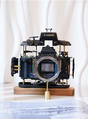 空间爆炸相机尼康真机拆解相机/别墅摆件老工匠手工艺品/立体古董