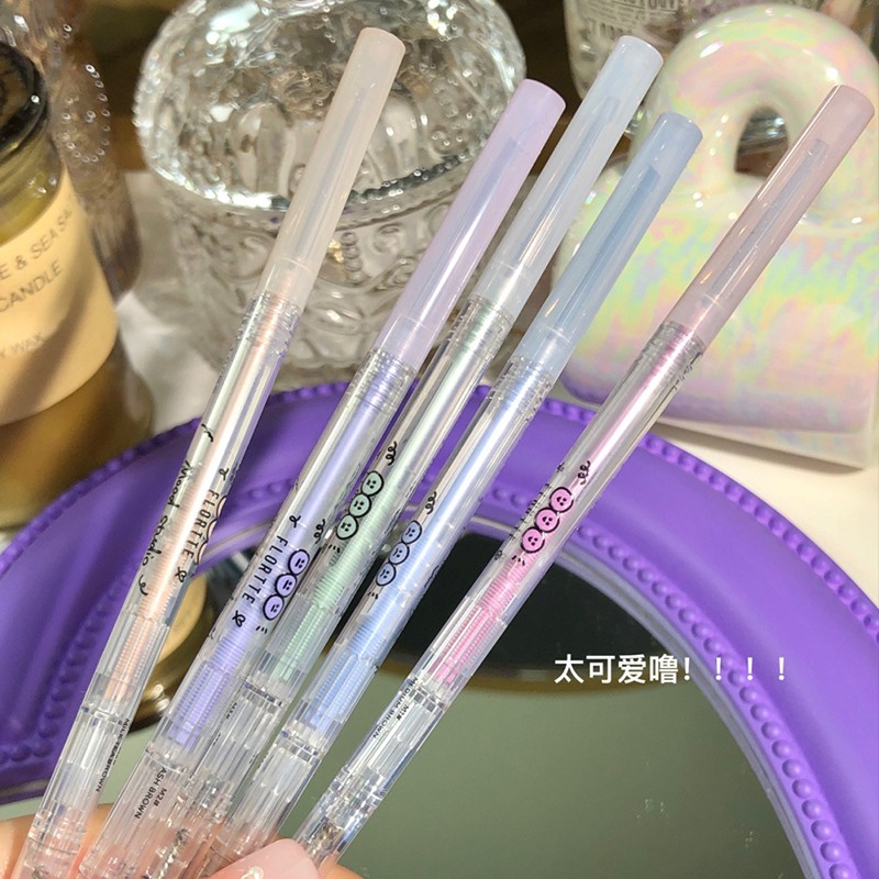 FLORTTE花洛莉亚双头极细头眉笔眉粉防水持久不脱色落利亚女眉膏