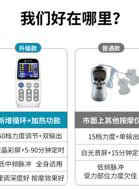 鑫天宇加热按摩器经络仪全身脉冲家用多功能穴位电疗针灸理疗贴片