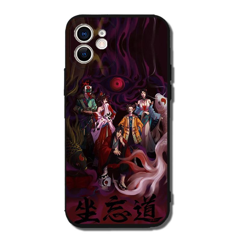 坐忘道手机壳苹果14华为mate40道诡异仙iPhone13promax红中OPPO小米11vivo小说p40插画12适用30李火旺xr周边x