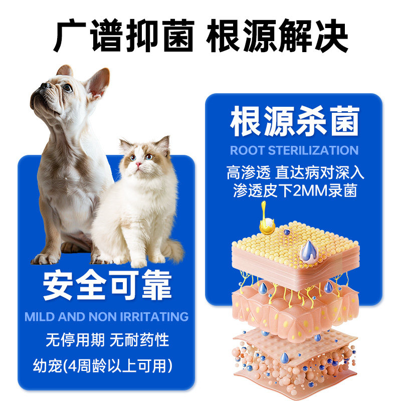 澳龙皮肤喷剂伕可宁盐酸特比萘芬狗狗癣猫咪宠物真菌藓感染喷雾剂,淘宝优惠券,粉丝福利购,淘宝优惠卷