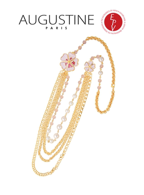 AZLOOK【法国进口】AUGUSTINE PARIS古法琉璃项链女高级感轻奢
