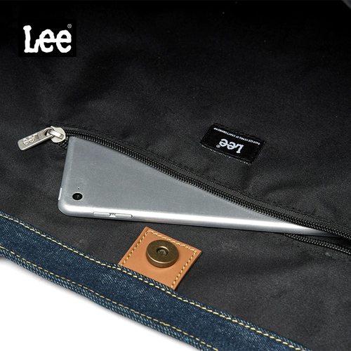 Lee Джинсовая сумка через плечо, вместительная и большая сумка на одно плечо для отдыха