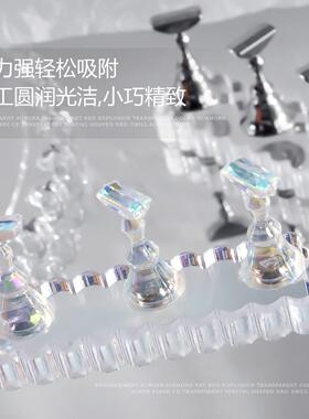 Crystal Nail Art Practice Display Stand False Tip Holder Too