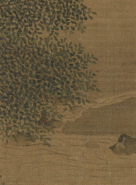 李唐牧牛图复古书画人物动物国