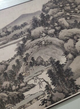 明沈周仿黄公望富春山居图卷宣