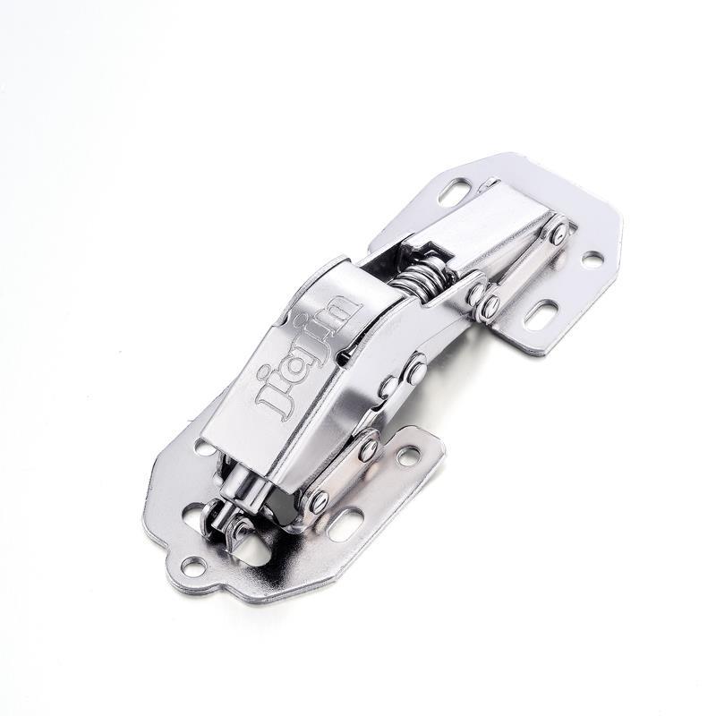 缓冲静音铰链合页柜门门较烟斗小隐形阻尼液压折页衣柜通用免开孔 - 图1