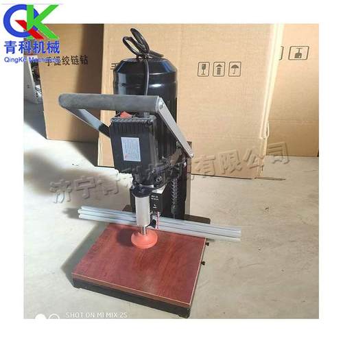 小型单头手提铰链钻 橱柜衣柜活页钻孔机 自动板式家具钻孔设备 - 图2