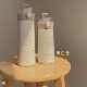 High-end thermos cup for girls, simple niche design, high-looking straw cup-style student water cup for men and women