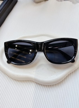 欧洲站2025年韩版时尚新款TR90猫眼防紫外线太阳镜网红街拍高级感