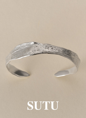 sutu新中式女925银高级手镯饰品