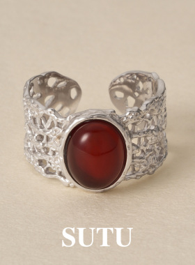 素图女925银简约气质百搭指环女