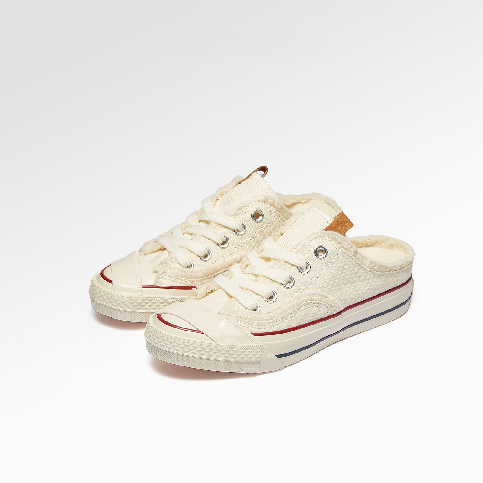 帆布鞋女2025年春新款爆款夏季透气懒人一脚蹬包头半拖厚底板鞋子,淘宝优惠券,粉丝福利购,淘宝优惠卷