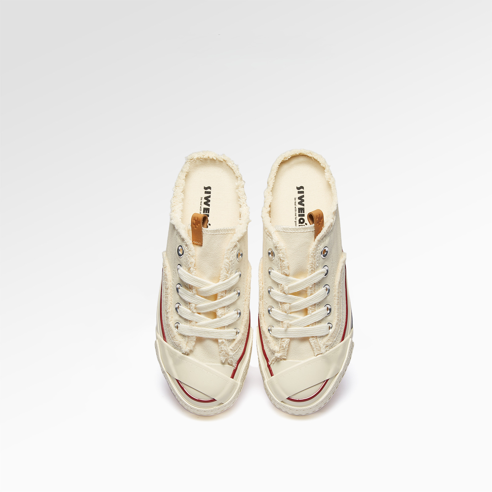 帆布鞋女2025年春新款爆款夏季透气懒人一脚蹬包头半拖厚底板鞋子,淘宝优惠券,粉丝福利购,淘宝优惠卷