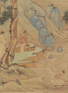 明文徵明仿赵伯骕后赤壁图真迹微