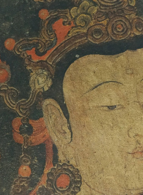 法海寺壁画帝释天西全图精品画