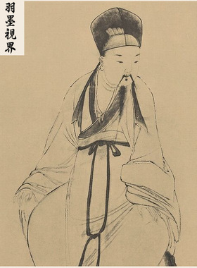 高清复刻明代郭诩琵琶行图白居易