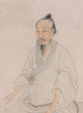 11明蔡世新王阳明肖像图人物画艺
