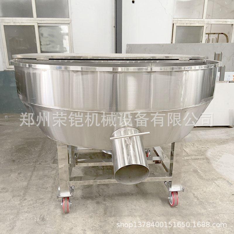 立式平口混料机干湿不锈钢麸皮豆渣搅拌机种子杂粮饲料混合机-图0